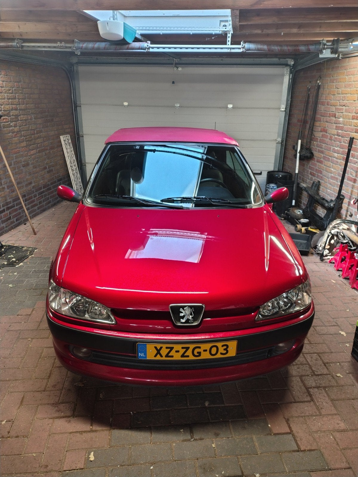 Peugeot 306 cabriolet cabrio 1.8 16v, Voorwielaandrijving, Zwart, 4 cilinders, Cabriolet