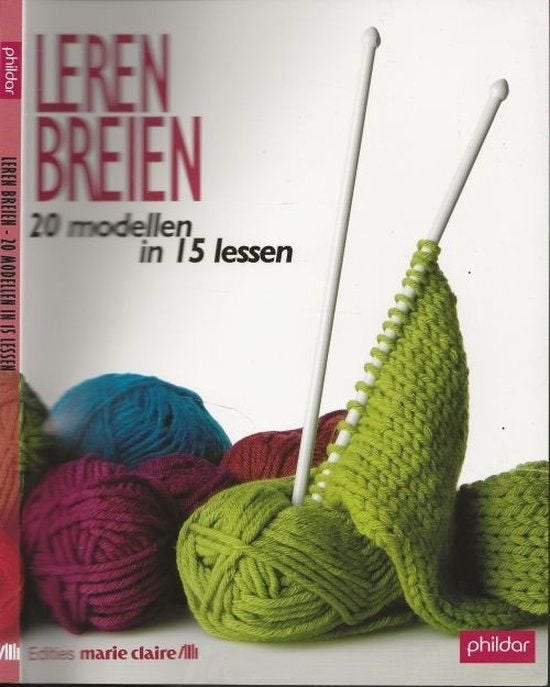 Leren breien, Ophalen, Zo goed als nieuw, Breien, Patroon of Boek