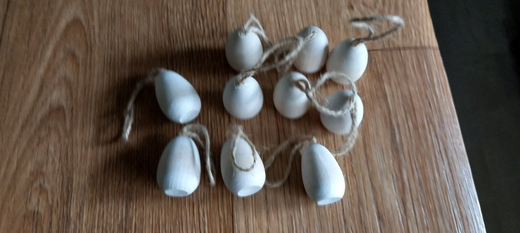 16 peg doll paaseieren hang en staand * Nieuw *., Overige typen, Nieuw, Pasen, Hout