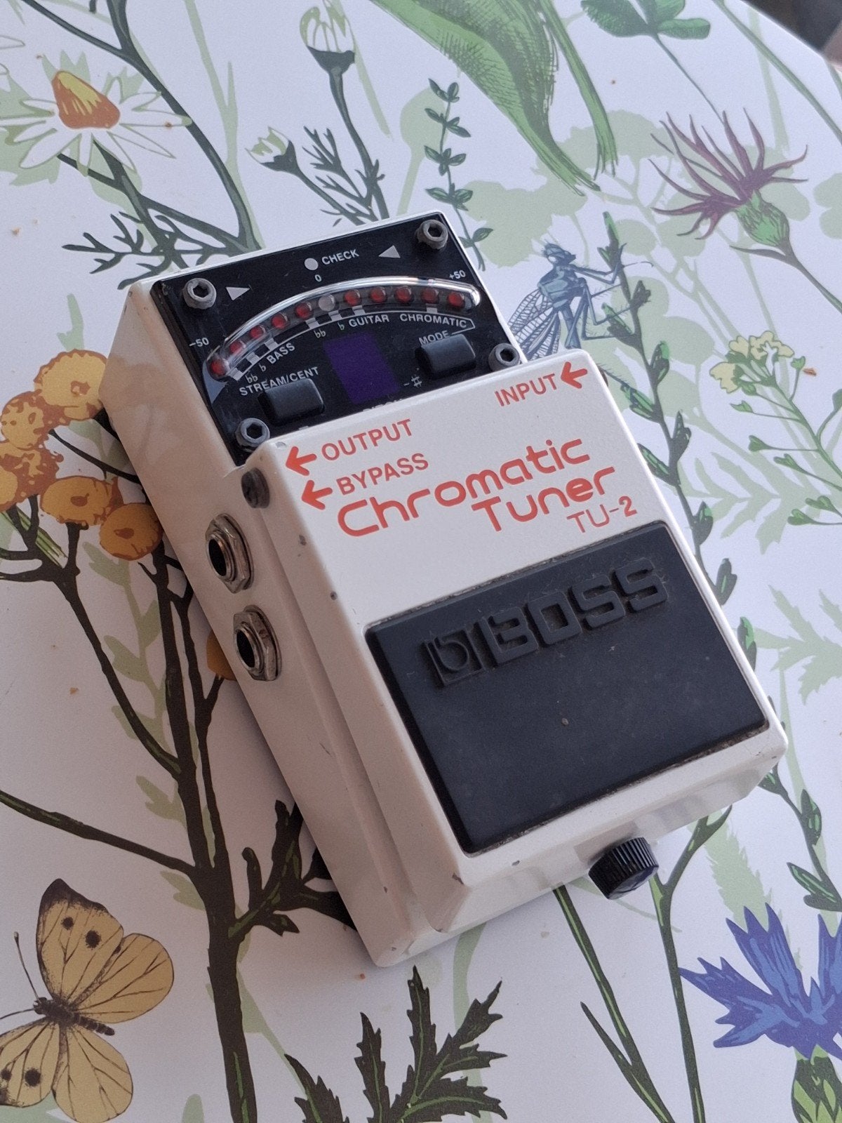 Boss TU-2 Chromatic Tuner Pedaal Stagetuner Stempedaal, Ophalen of Verzenden, Gebruikt, Overige typen