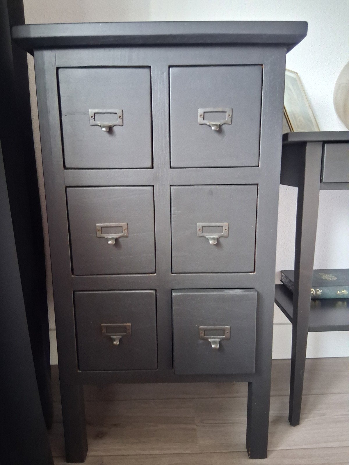 zwarte apothekers kast, Ophalen, Zo goed als nieuw, Vintage