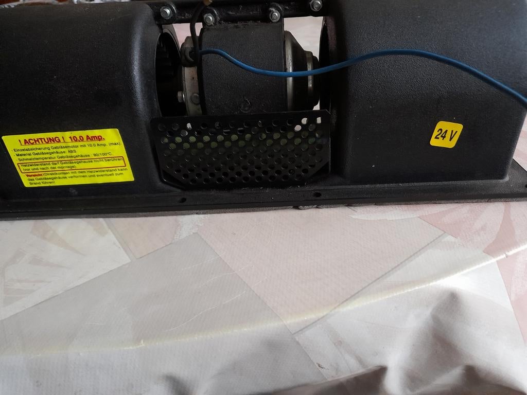 Kachelventilator voor cabine 24 volt nieuw, Hobby en Vrije tijd, Overige Hobby en Vrije tijd, Ophalen of Verzenden, Nieuw