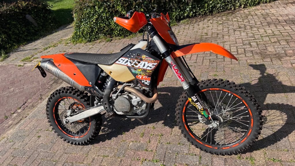KTM 450 EXC Sixdays Enduro 2009 elektrische start, Motoren, 450 cc, Enduro, 11 kW of minder, Handgeschakeld