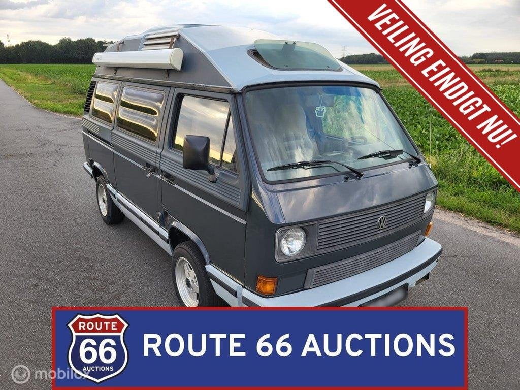 Volkswagen T3 Dehler Camper | 1985 | Route 66 Auctions, Overige carrosserieën, Volkswagen, Zwart, Bedrijf