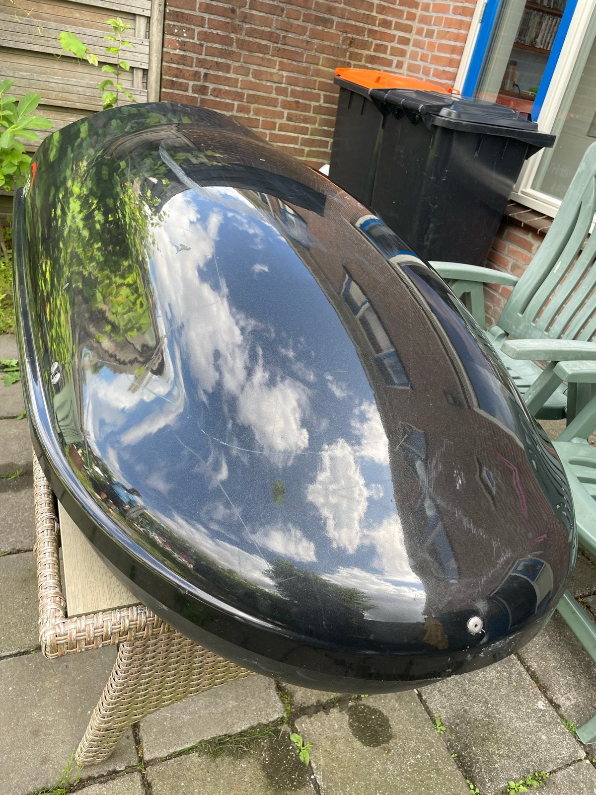 Dakkoffer Hapro Roady 340 - Zwart, Auto diversen, Dakkoffers, Ophalen of Verzenden, Gebruikt