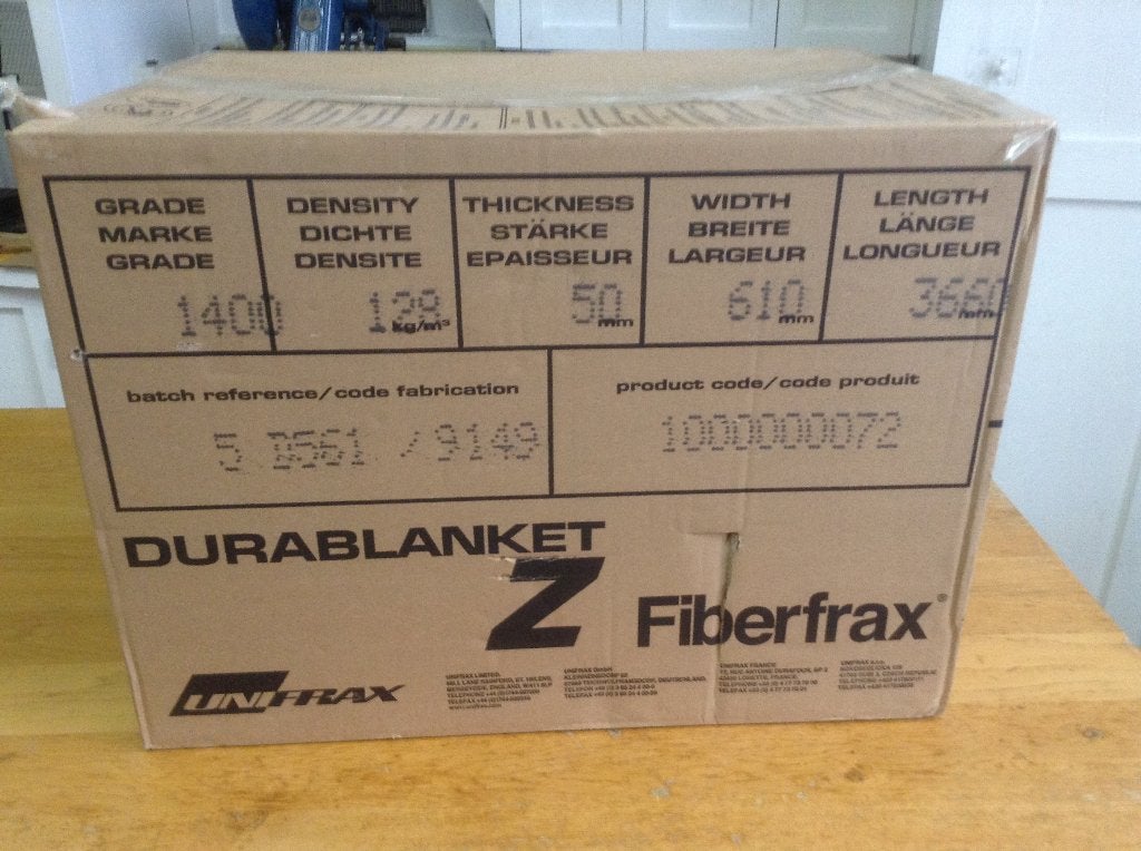 Keramische deken 1400 graden, Ophalen, Overige materialen, 4 tot 8 cm, Nieuw