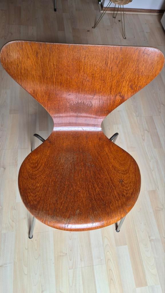 Arne Jacobsen Vlinderstoel Fritz Hansen - Retro Jaren '50-60, Antiek en Kunst, Antiek | Meubels | Stoelen en Banken, Ophalen