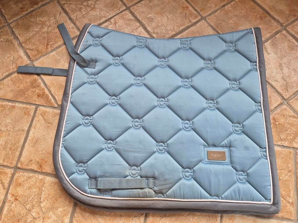 Equestrian Stockholm dekje Steel Blue, Dieren en Toebehoren, Paarden en Pony's | Dekens en Dekjes, Full (L), Gebruikt, Dressuurdekje