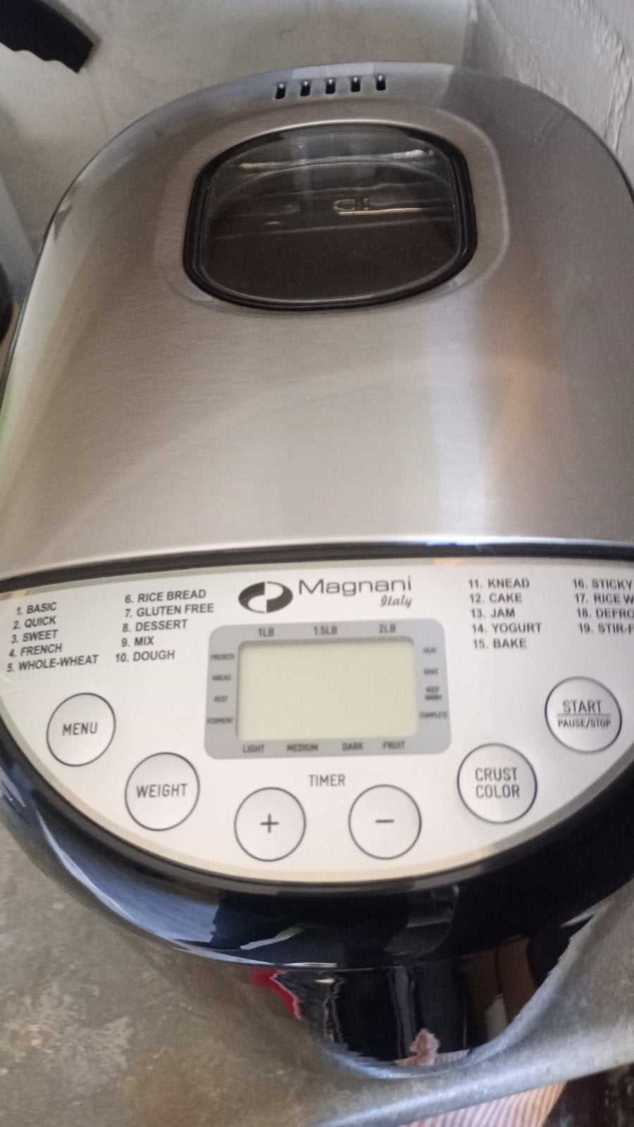 Brood machine, Meer dan 10 programma's, 800 tot 1200 gram deeg, Zo goed als nieuw, Ophalen