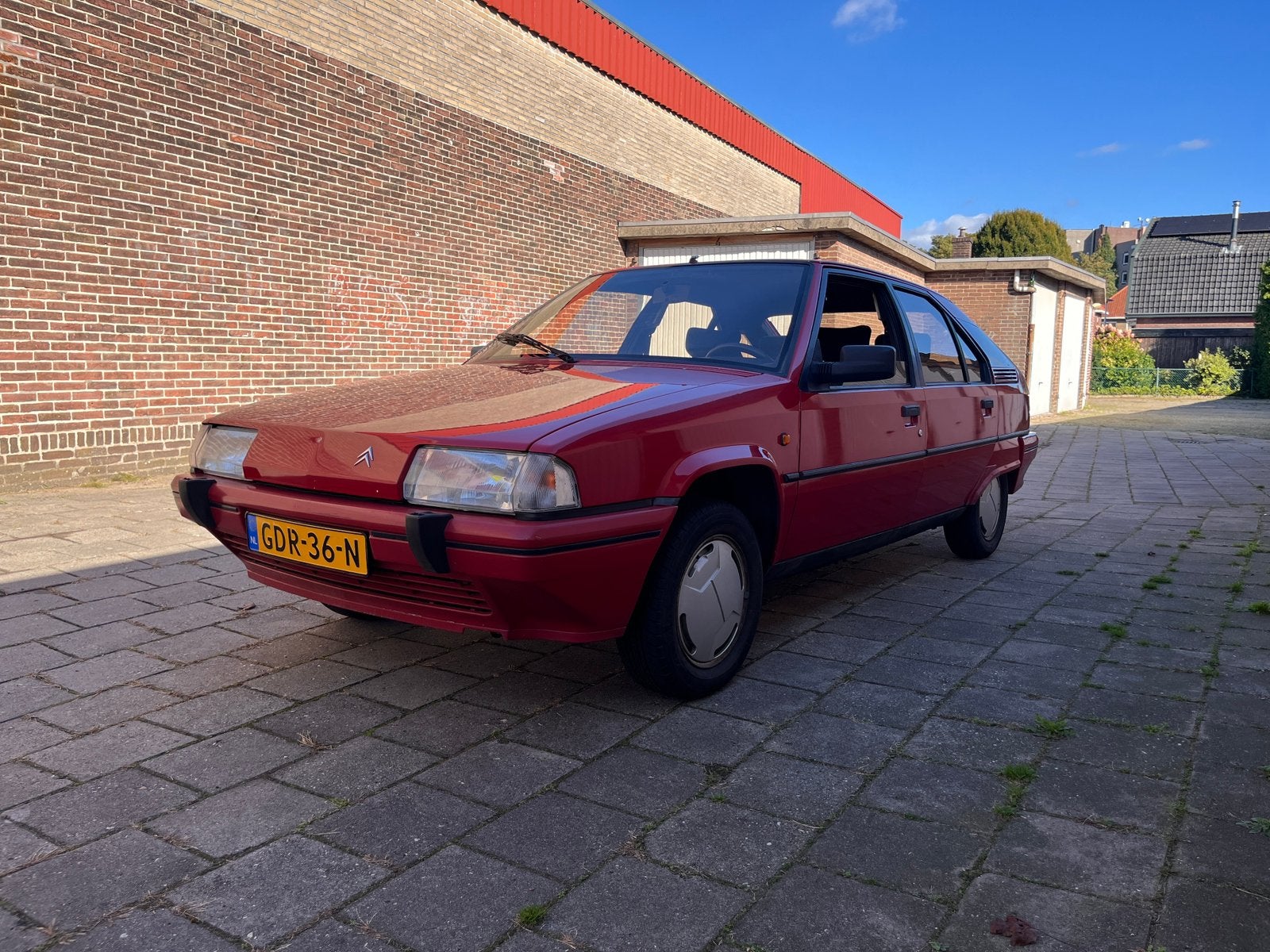 Citroën BX 19 TRI 1987  Rood, Auto's, Voorwielaandrijving, Centrale vergrendeling, Zwart, 4 cilinders