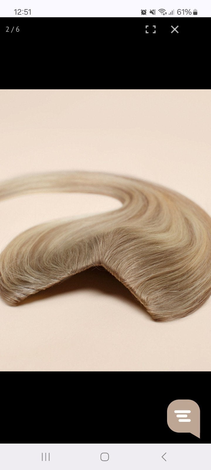 V Part haarstuk zascha hair Misty morning, Ophalen of Verzenden, Zo goed als nieuw