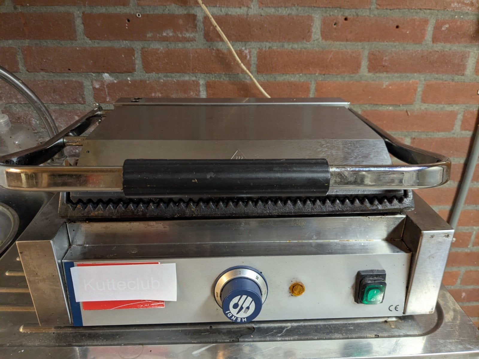 Hendi Contact Panini Grill, Ophalen of Verzenden, Gebruikt