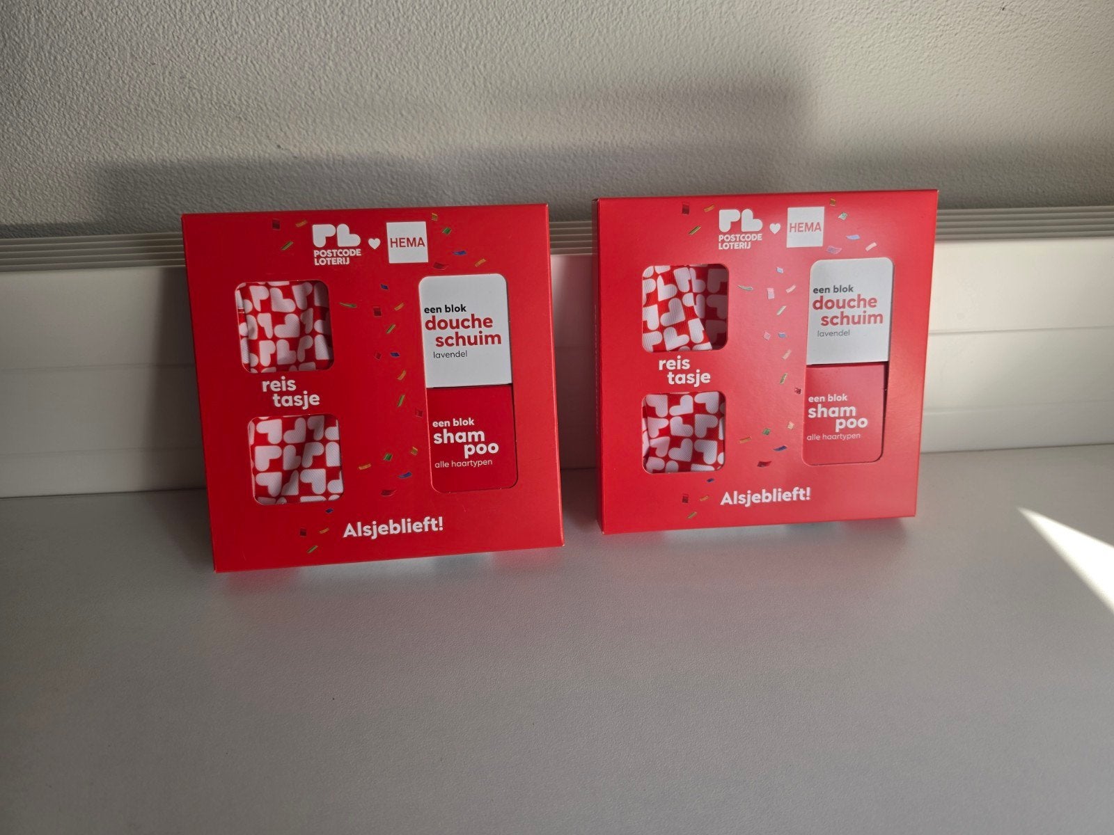 Hema Postcode Loterij Douche- en Shampoo Blokken Set, Ophalen of Verzenden, Nieuw, Bad & Douche