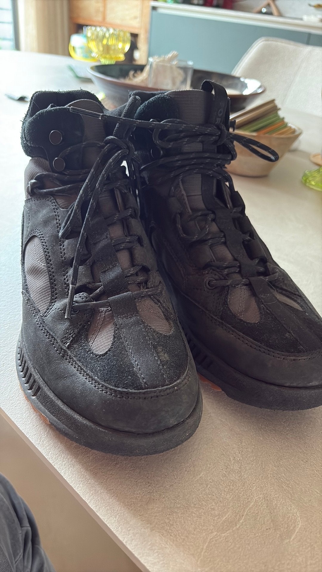 Sorel wandelschoenen maat 41 - Zo goed als nieuw, Ophalen, Zo goed als nieuw, Zwart, Wandelschoenen of Bergschoenen