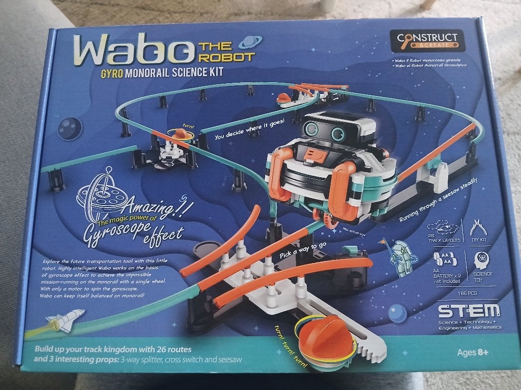 Wabo the robot, Ophalen, Nieuw, Knutselen