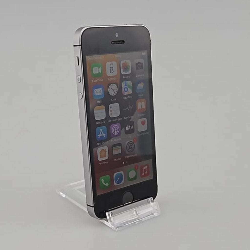 iPhone SE 2016 32GB Space Gray Bat:90% IOS 15.8.7, Telecommunicatie, Mobiele telefoons | Apple iPhone, Apple, Gebruikt, Support@apple.com