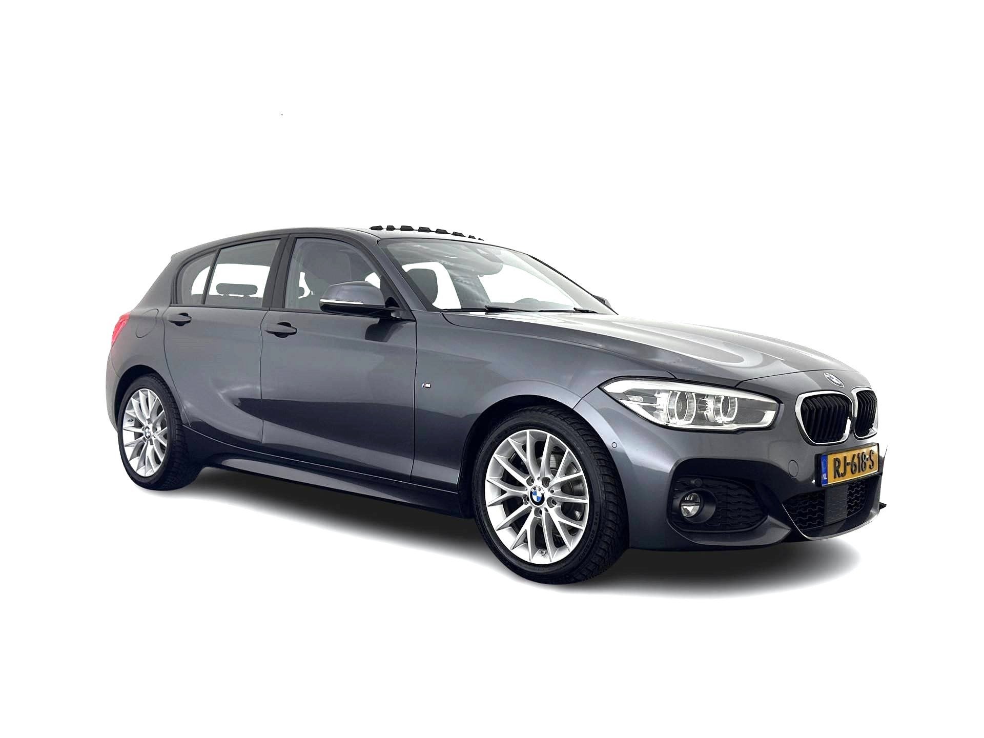 BMW 1-serie 118d M-Sport-Styling Executive Aut. *PANO | ALCA, Auto's, 150 pk, Origineel Nederlands, Zilver of Grijs, 154 €/maand