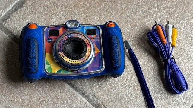 Vtech kidizoom duo digitale camera 4x zoom, Ophalen of Verzenden, Gebruikt, Jongen of Meisje