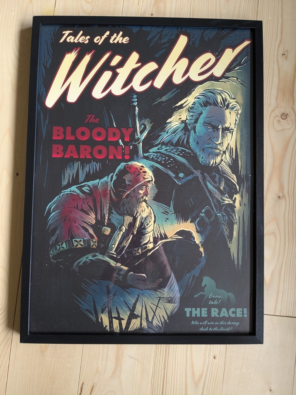 The Witcher poster in lijst, Ophalen, Rechthoekig Staand, Met lijst, A1 t/m A3