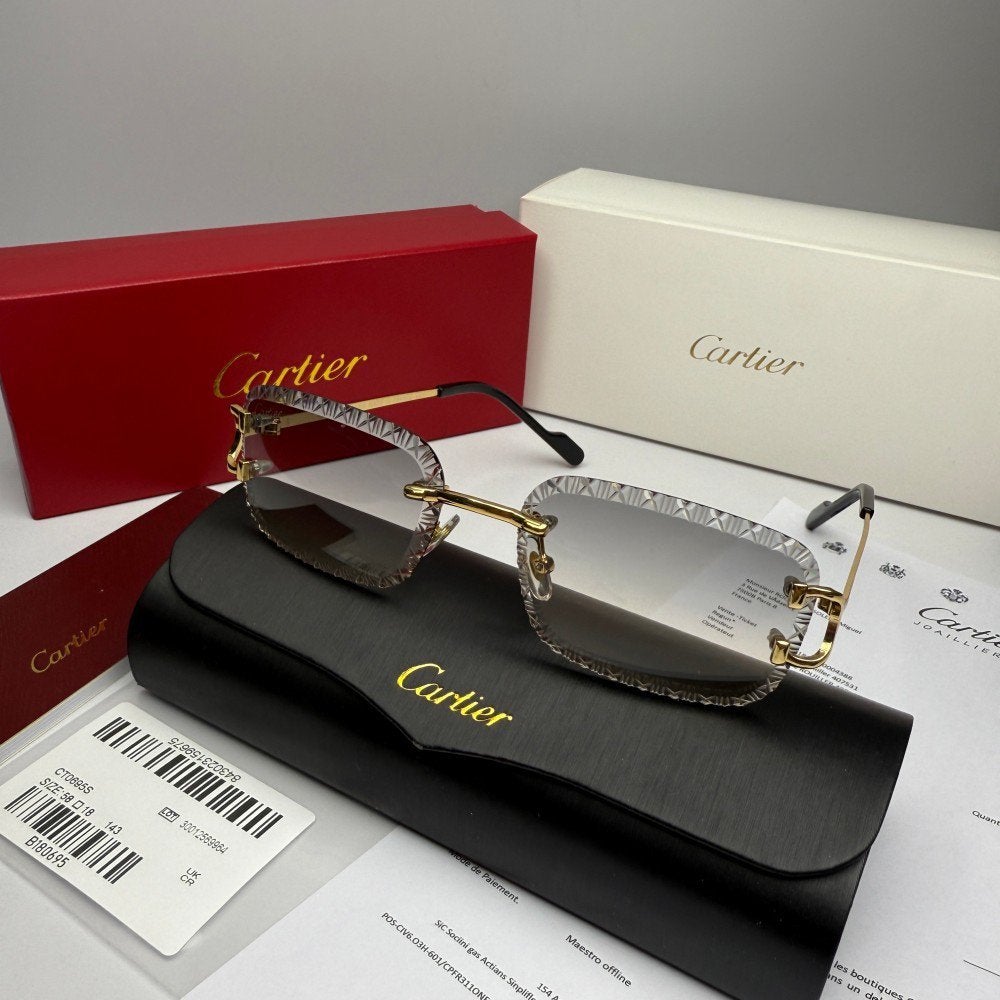 Cartier zonnebril ice cut, Sieraden, Tassen en Uiterlijk, Zonnebrillen en Brillen | Heren, Ophalen of Verzenden, Zo goed als nieuw