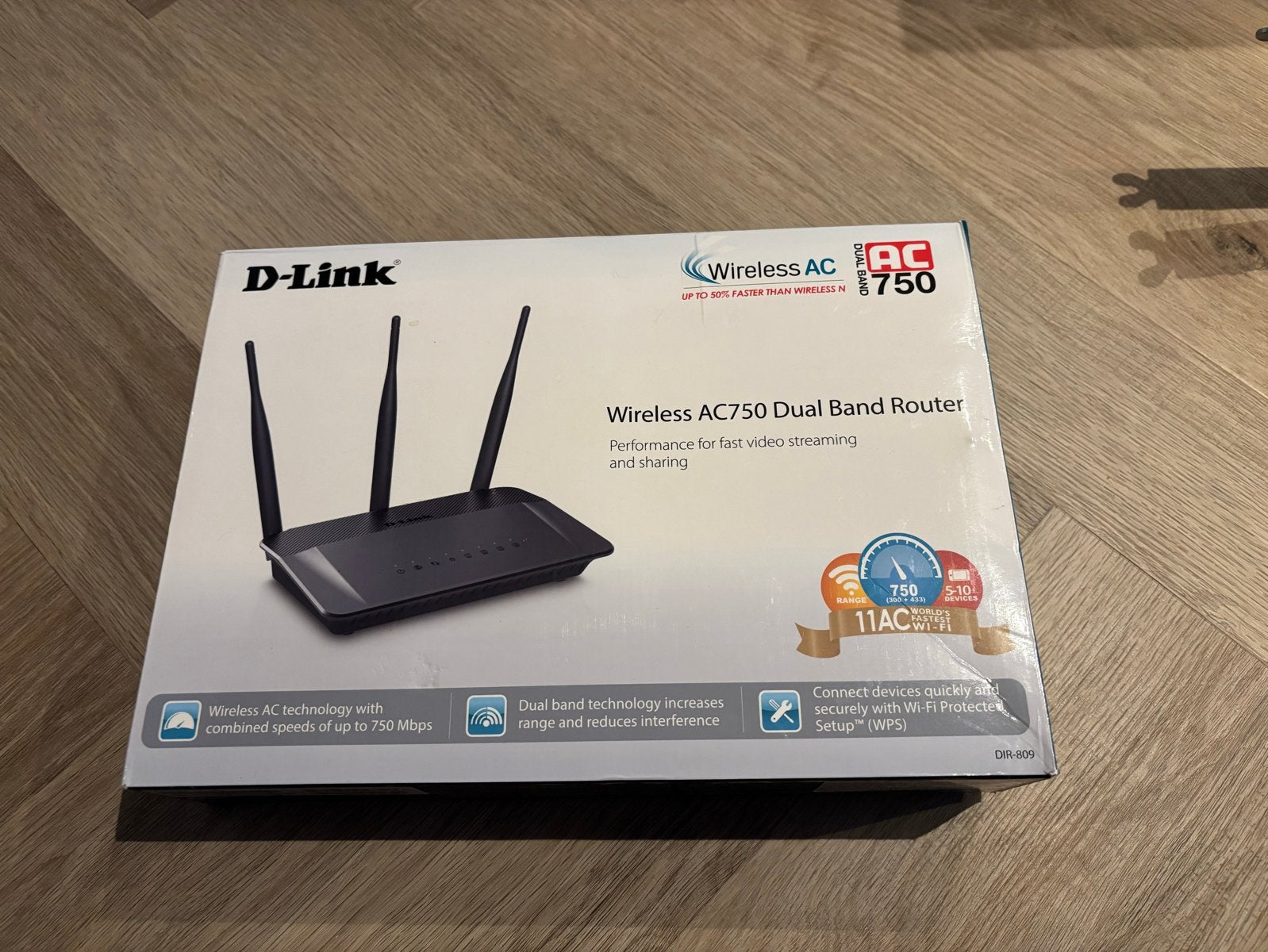 D-Link Wireless AC750 Dual Band Router, Ophalen, Zo goed als nieuw, Router