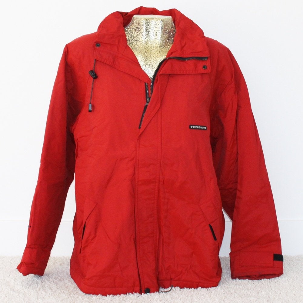 Zeer Mooie Tenson Jas (S) - 74 € 60,-, Kleding | Heren, Jassen | Winter, Nieuw, Ophalen of Verzenden, Tenson, Rood
