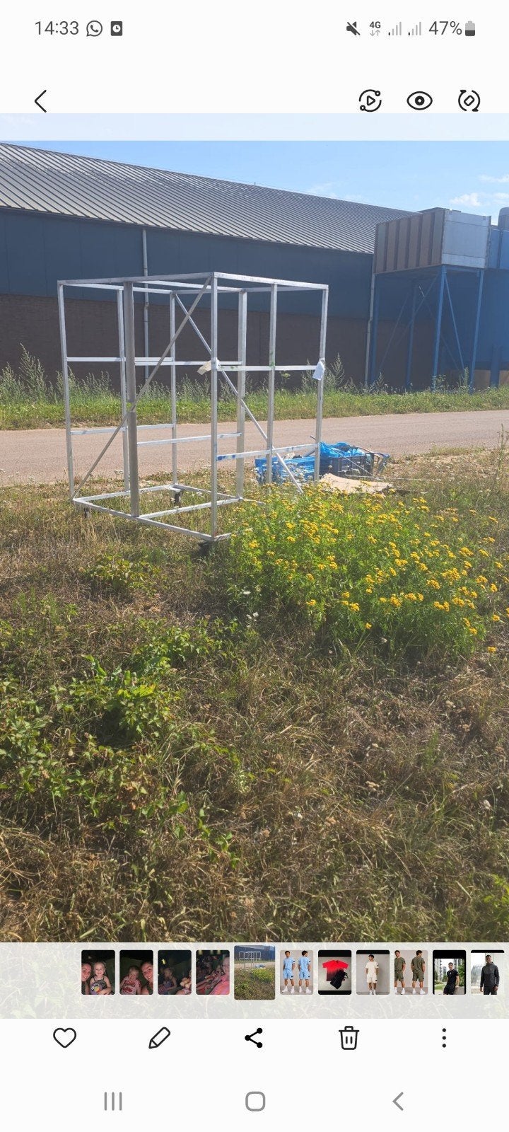 Magazijn stelling transport kar te koop, 100 liter of meer, Ophalen, Transportkar