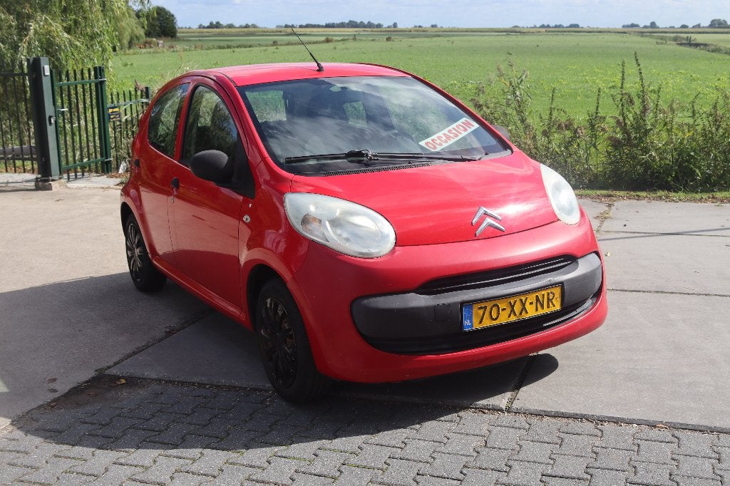 Citroën C1 1.0 5-DRS 2007 Rood, Auto's, Voorwielaandrijving, 4 stoelen, C1, 68 pk