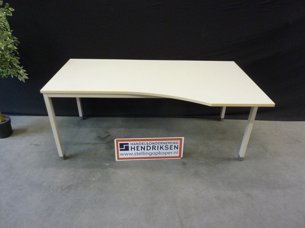Zwaar en degelijk bureau / tafel / kantoortafel 180x80/100cm, Ophalen, Gebruikt, Vintage, Overige merken
