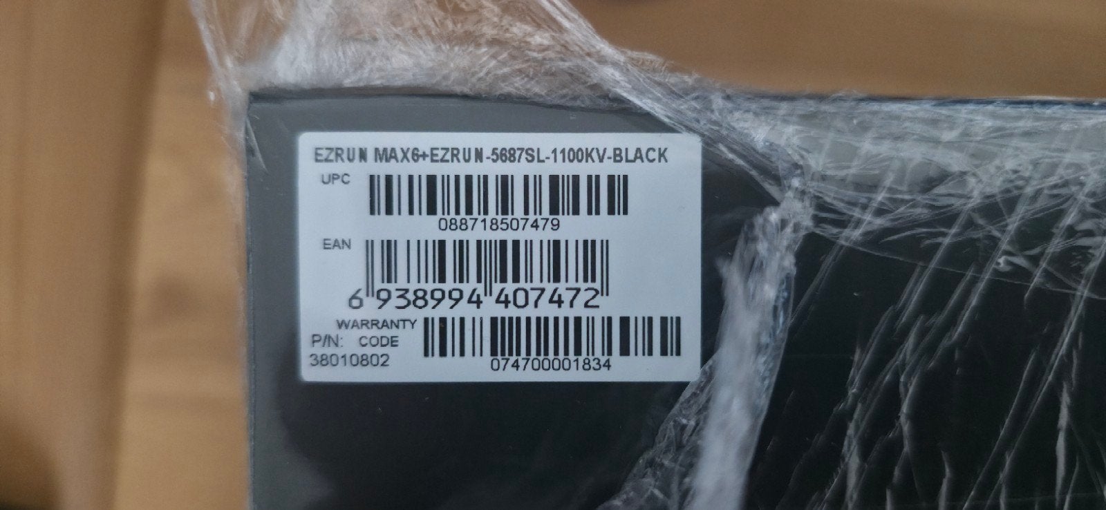 EZRUN MAXG+EZRUN-5687SL-1100KV-BLACK & Gens Ace Lipo, Nieuw, Onderdeel, Overige schalen, Ophalen