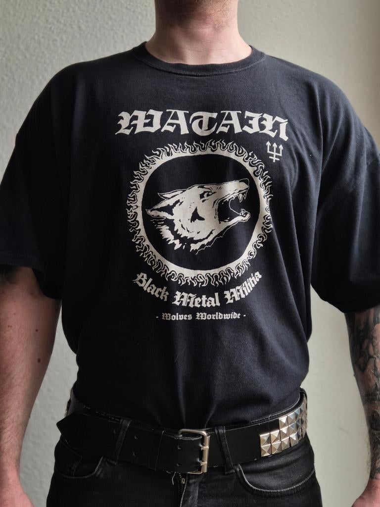 Watain Black Metal t-shirt, Ophalen of Verzenden, Zo goed als nieuw, Overige maten, Zwart