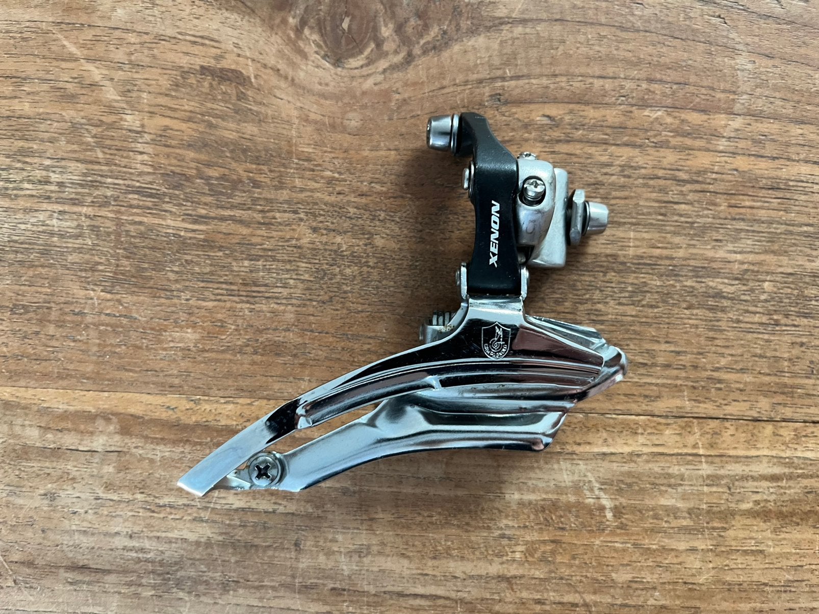 Campagnolo Xenon voor derailleur aanlas 9sp triple gebr., Fietsen en Brommers, Ophalen of Verzenden, Zo goed als nieuw