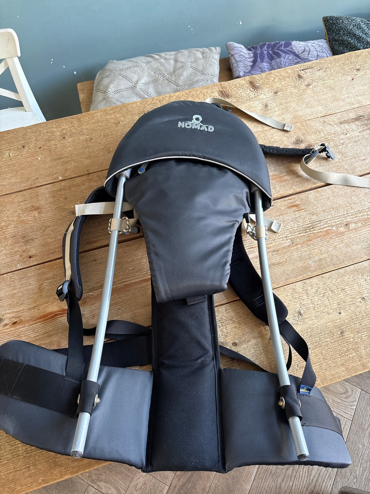 Nomad Rugdrager - Comfortabel en Veilig, Gebruikt, Rug, Draagzak, Ophalen