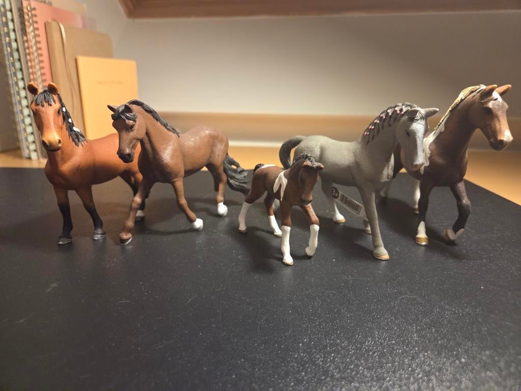 Trakehner familie schleich, Ophalen of Verzenden, Zo goed als nieuw, Paard, Beeldje of Figuurtje