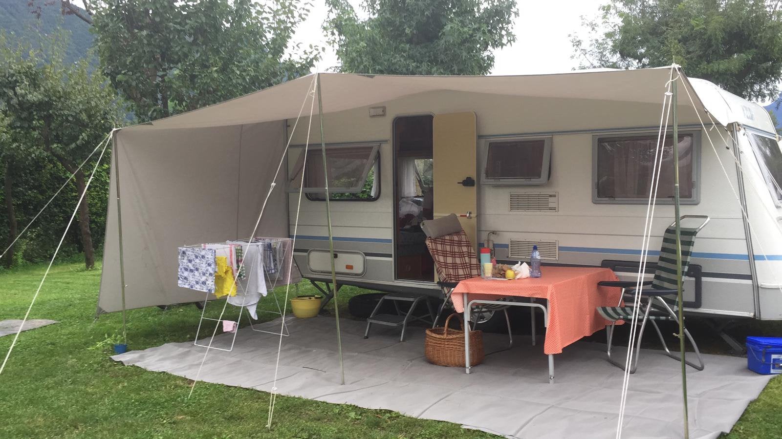 Caravan Knaus Azur, Caravans en Kamperen, Caravans, Rondzit, Particulier, Knaus, Luifel