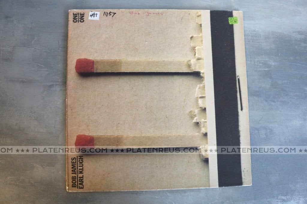 LP Bob James And Earl Klugh – One On One ( 1979 Jazz ) 4431, LP, Gebruikt, Ophalen of Verzenden, Inclusief binnenhoes