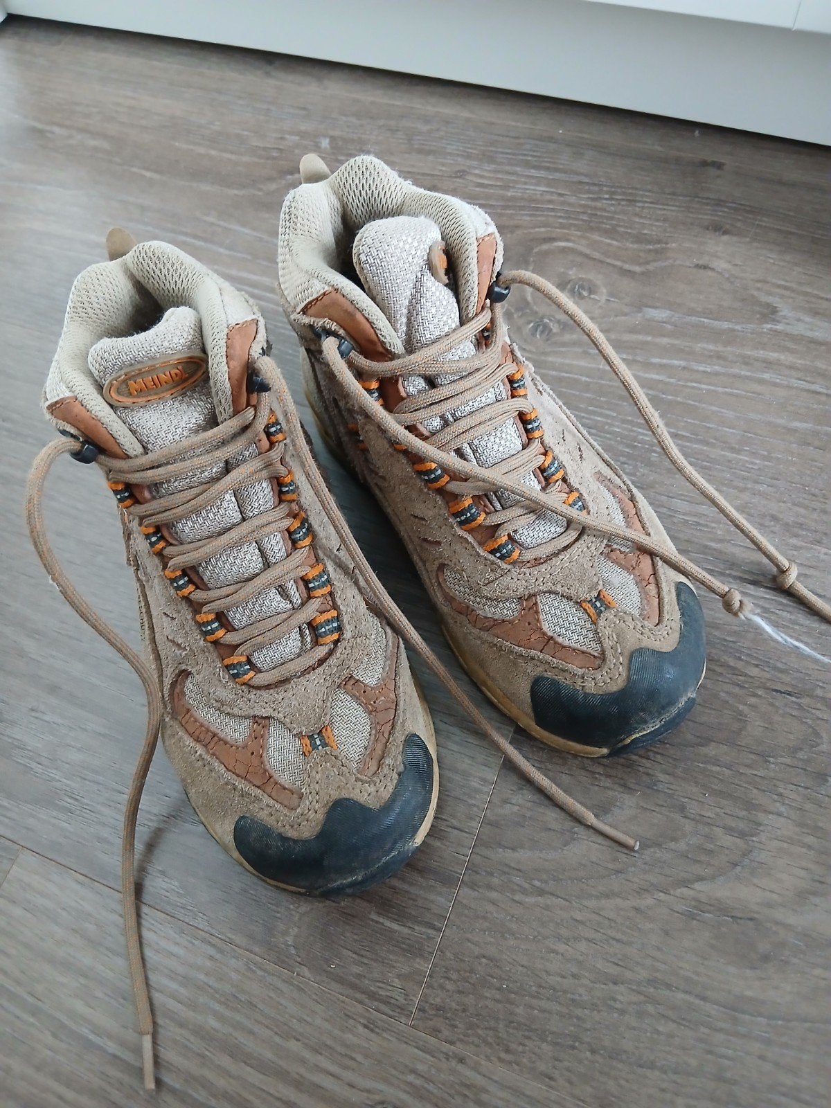 Meindl bergwandelschoenen, wandelschoenen - Maat 28, Ophalen of Verzenden, Gebruikt, Schoenen