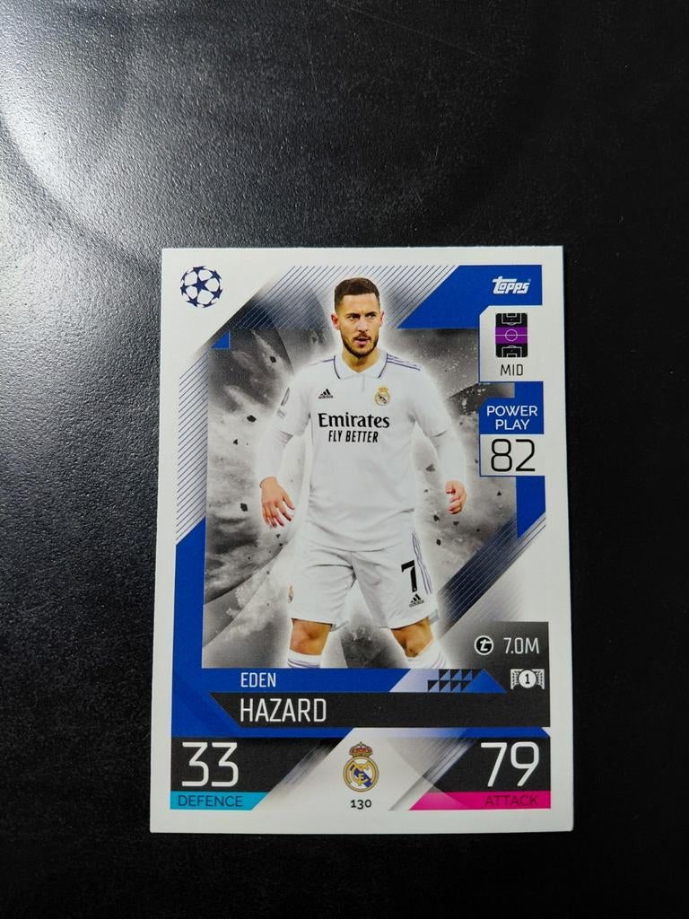 Eden hazard (real madrid) topps, Ophalen of Verzenden, Nieuw, Buitenlandse clubs, Spelerskaart
