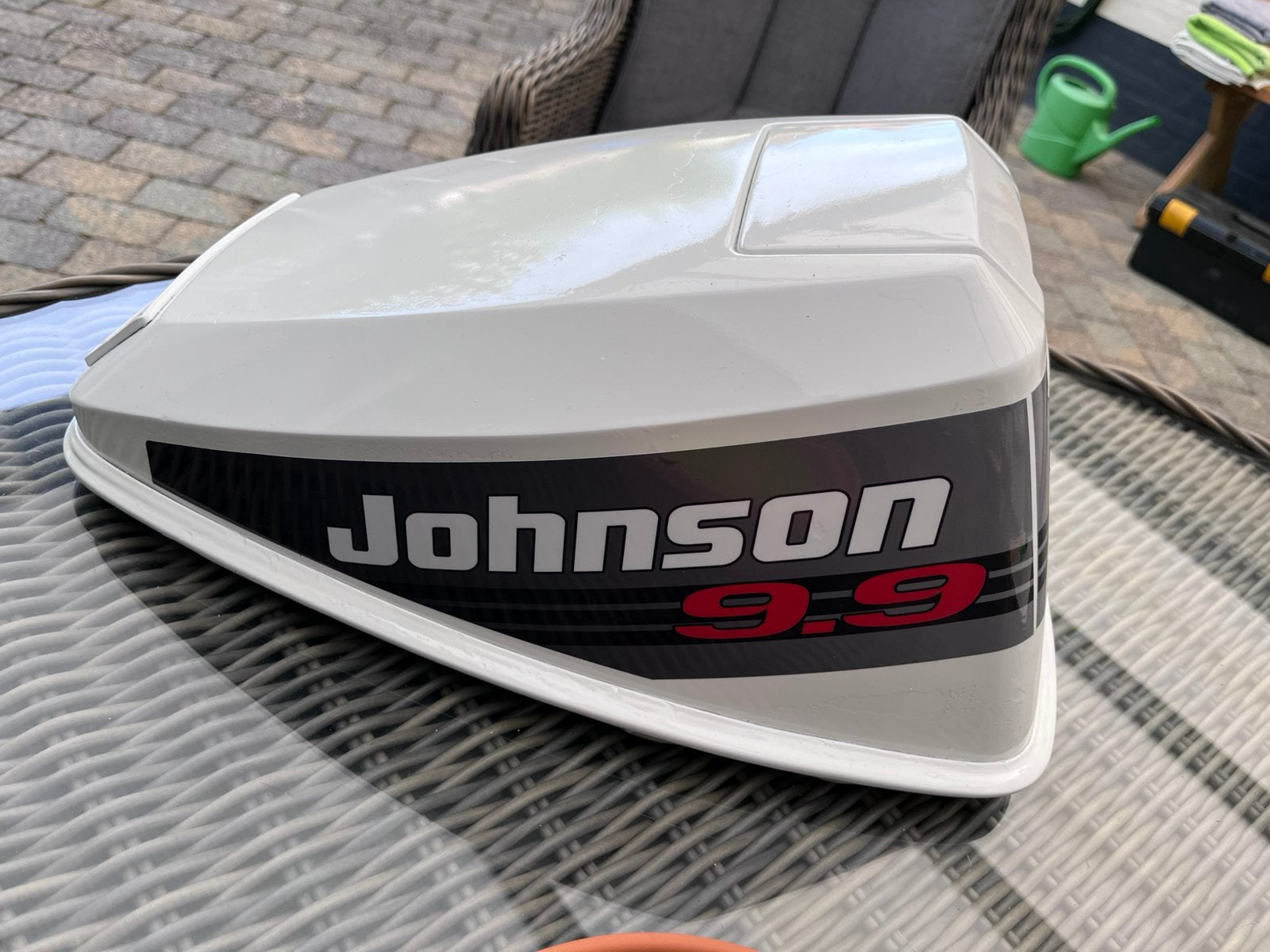 Kap Johnson 9.9 pk 2-takt 1992, Watersport en Boten, Ophalen of Verzenden, Zo goed als nieuw, Motor en Techniek, Zeilboot of Motorboot