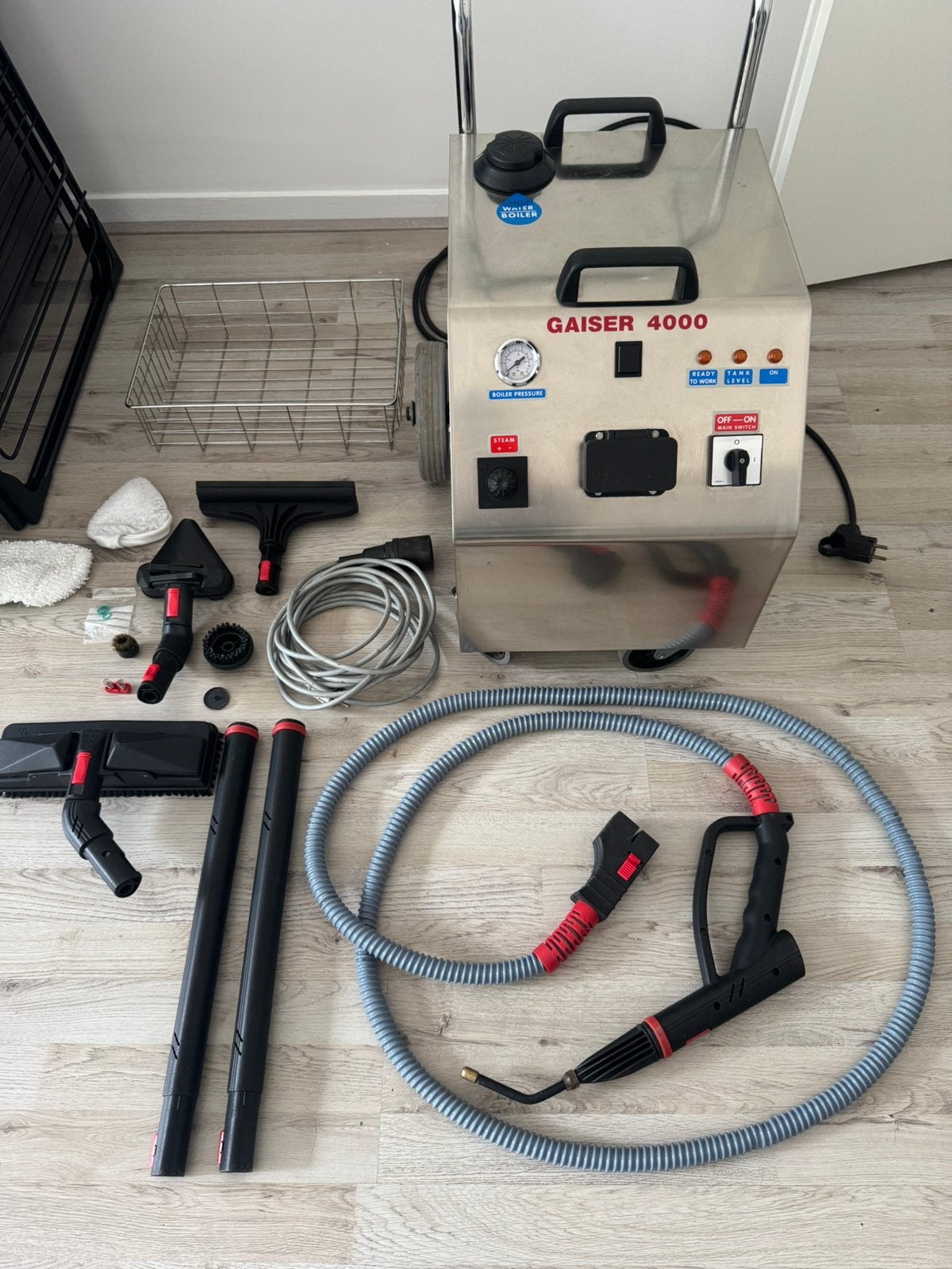 Te koop stoomreiniger steamcleaner 8 bar gaiser chief steam, Ophalen, Zo goed als nieuw