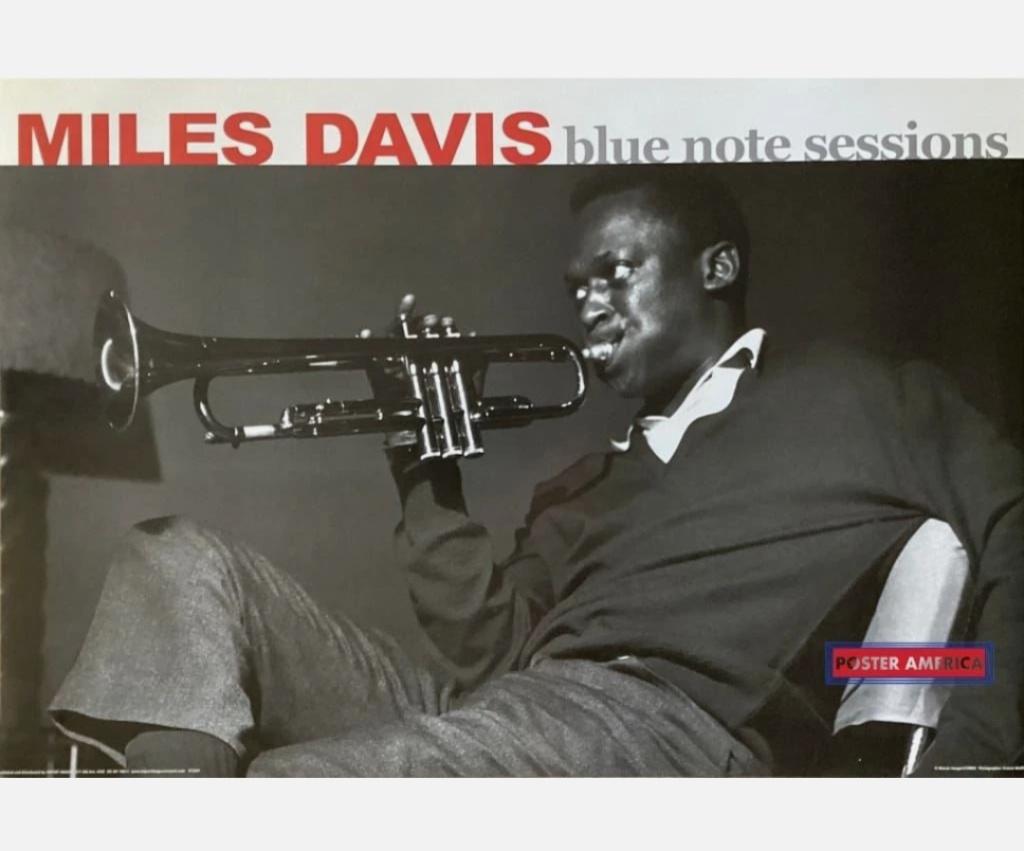 GEZOCHT: Poster Miles David Blue Note Sessions, Ophalen of Verzenden, Zo goed als nieuw, Jazz