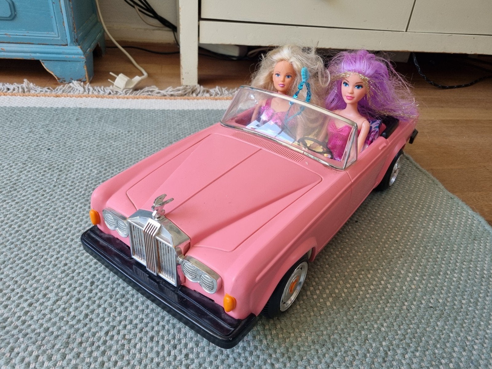 Vintage Sima Rolls-Royce Auto Barbie '80 - Zeldza, Ophalen of Verzenden