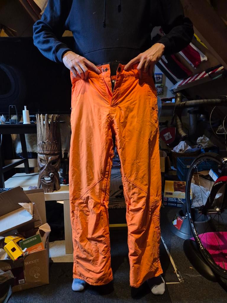 Oranje Skibroek Heren Maat M, Broek, Maat 52/54 (L), Onbekend, Ophalen of Verzenden