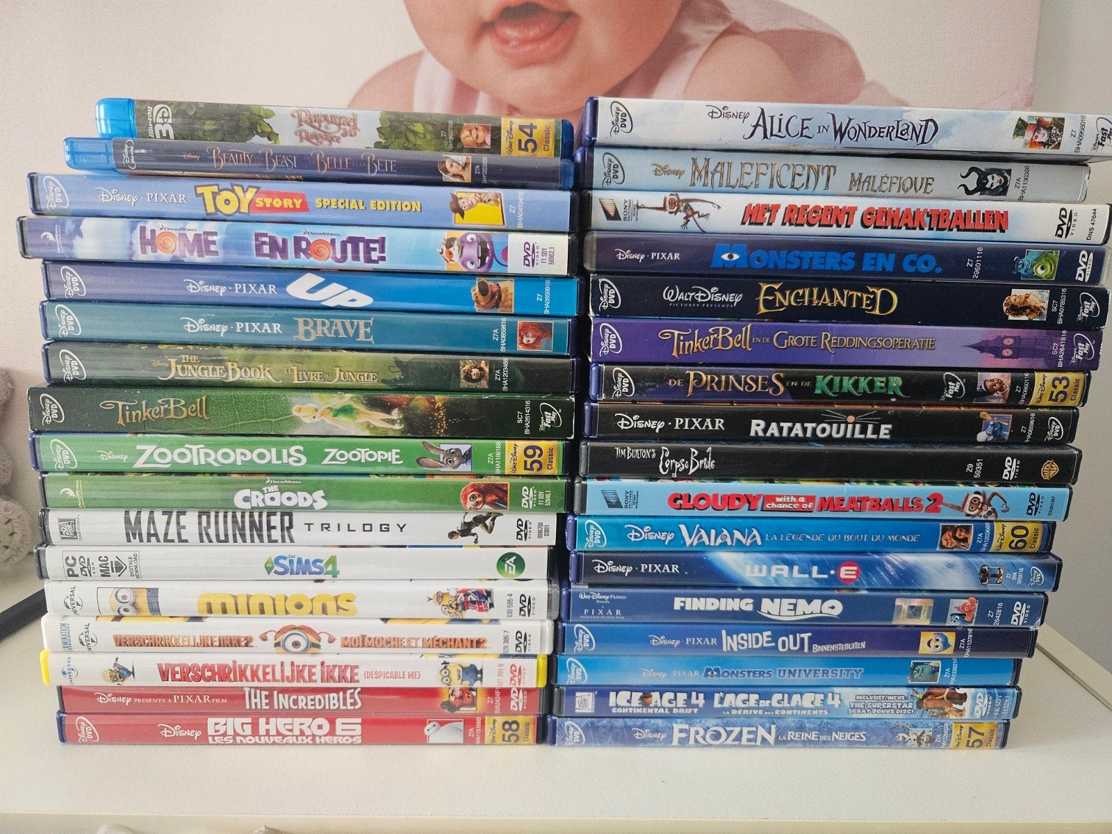 Disney en Pixar films op DVD, Animatie, Alle leeftijden, Nederlands, Ophalen of Verzenden