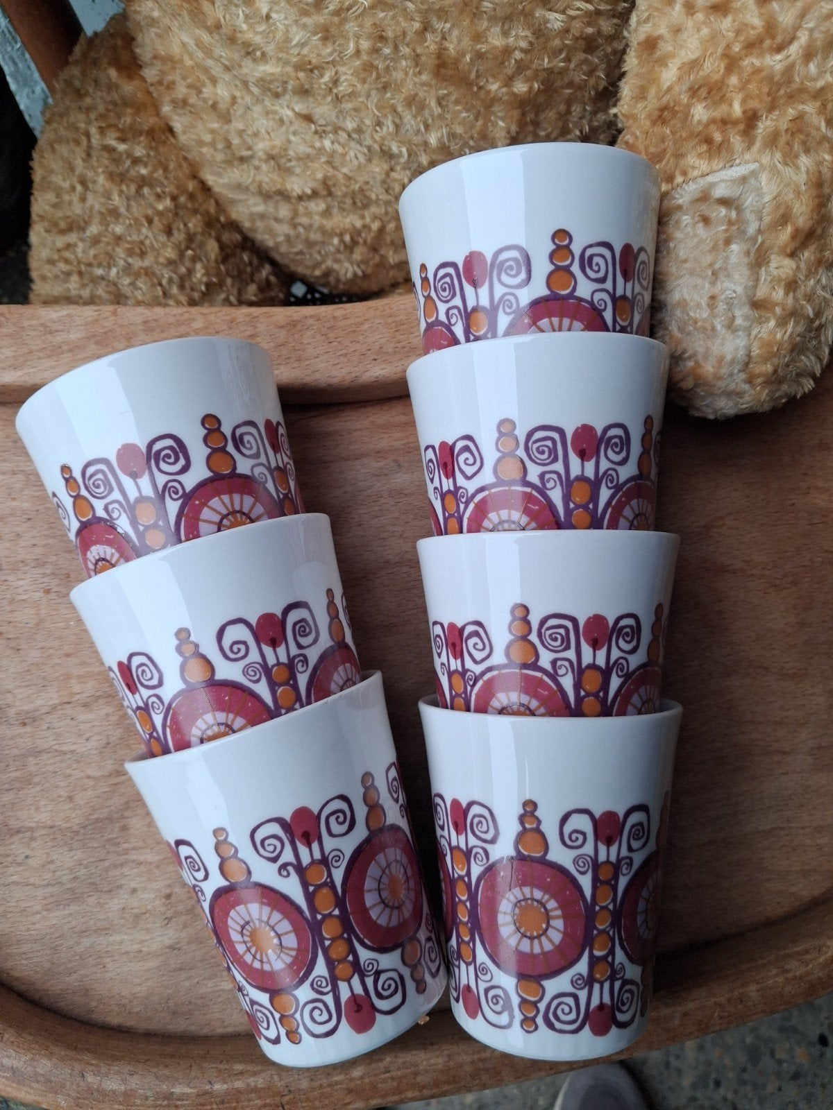 bekers  Figgjo Barcarole  Turi Design 7x, Ophalen of Verzenden