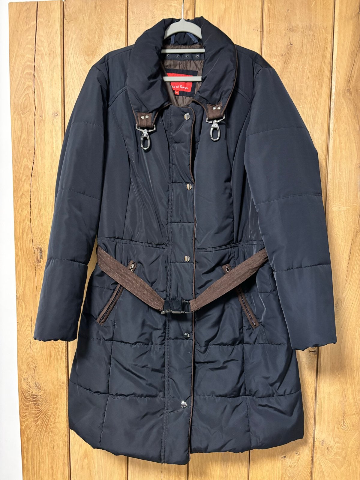 Laura di Sarpi Dames Winterjas - Maat L, Kleding | Dames, Ophalen of Verzenden, Zo goed als nieuw, Maat 42/44 (L), Blauw