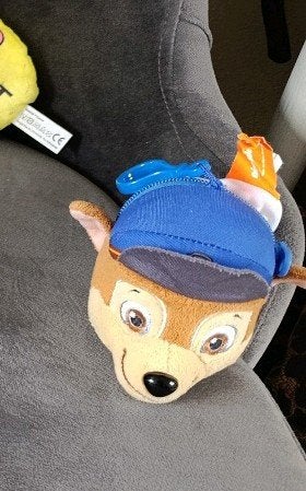 Chase paw patrol portemonnee knuffel sleutelhanger, Overige merken, Blauw, Zo goed als nieuw, Klein (minder dan 20 cm)