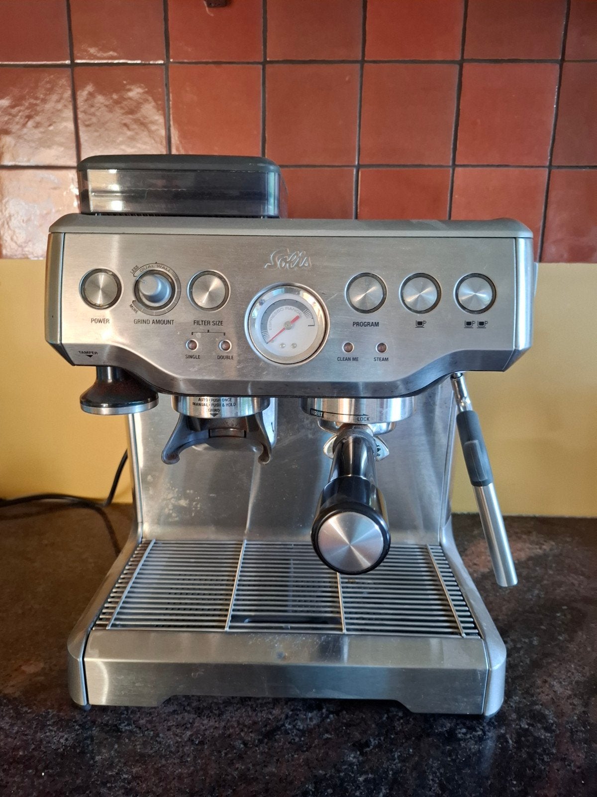Solis Barista Perfetta Plus Espressomachine, Ophalen, Gebruikt, Espresso apparaat, 2 tot 4 kopjes