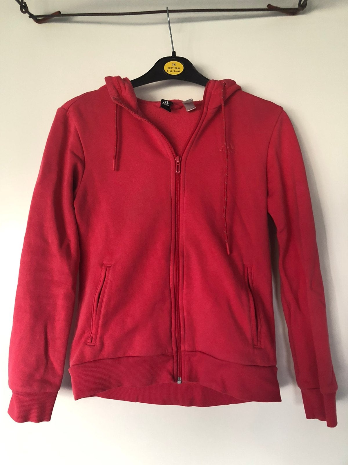 Adidas vest, maat S, roze, in goede staat, Ophalen of Verzenden, Zo goed als nieuw, Maat 36 (S), Roze