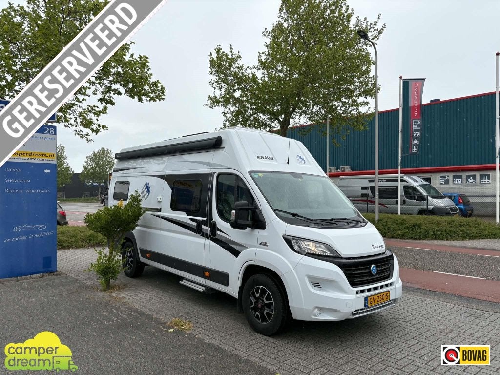 Knaus Boxstar Freeway 630 ME Levelsysteem+ VB lucht vering, Caravans en Kamperen, Campers, Bedrijf, tot en met 2, Buscamper of Camperbus